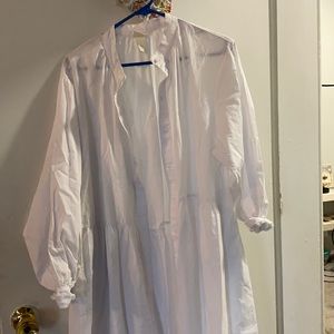 H&M long sleeve long dress with pockets